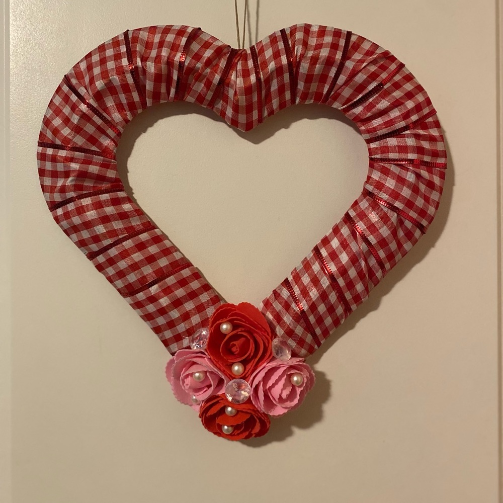 Handmade Valentine’s Day Wreath